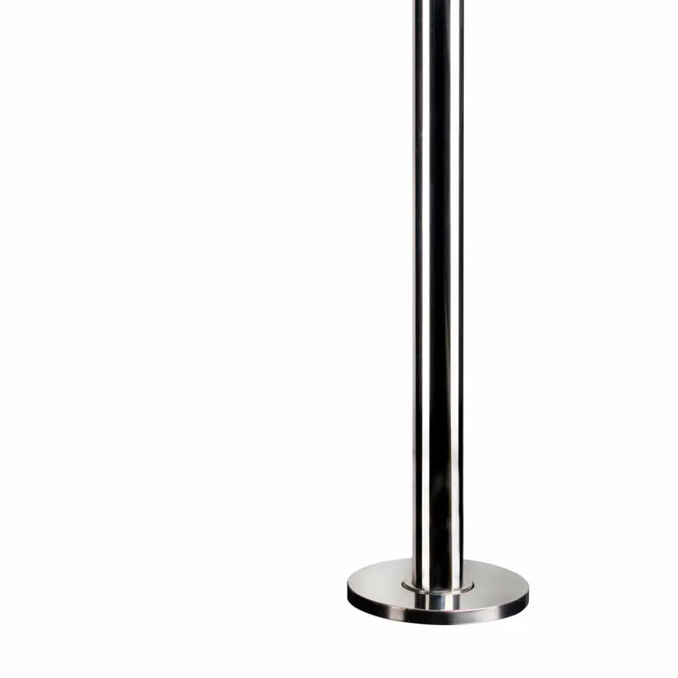 Dush i jashtëm me çezmë çeliku inox prodhuar në Itali - Yuki Viadurini