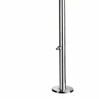 Dush në natyrë në çelik të pandryshkshëm të kromuar me rondele këmbësh Prodhuar në Itali - Modeo Viadurini