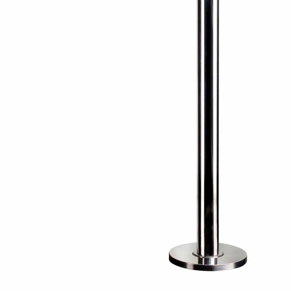 Dush i jashtëm në çelik me mikser dhe kokërr raundi prodhuar në itay - Yuki Viadurini