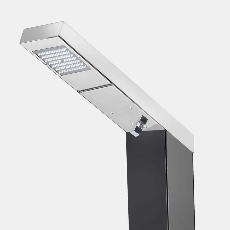 Dush kopsht diellor në çelik me avion ujëvarë prodhuar në Itali - Werner Viadurini