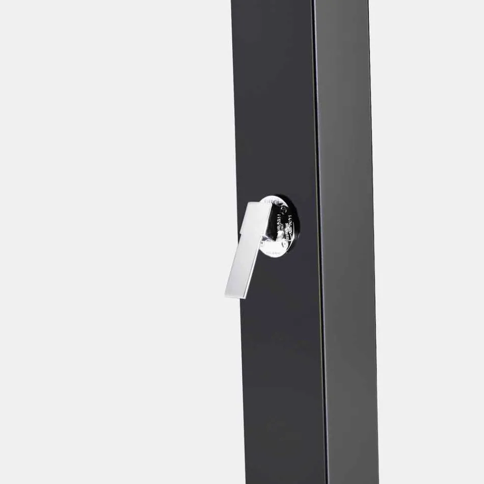 Dush kopsht diellor në çelik me avion ujëvarë prodhuar në Itali - Werner Viadurini