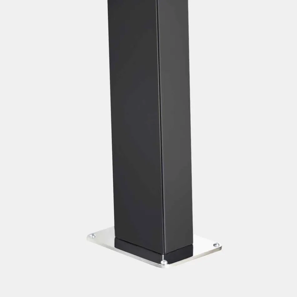 Dush kopsht diellor në çelik me avion ujëvarë prodhuar në Itali - Werner Viadurini