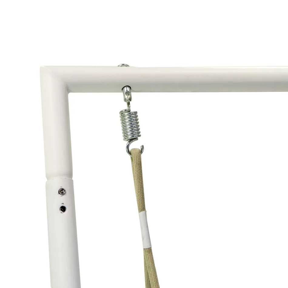 Lëkundje dhe sedilje prej alumini për kopsht me jastëkë kundër ujit - Plazh Viadurini