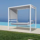 Lëkundje e varur e kopshtit E bërë nga alumini i lyer - Brokartë Viadurini