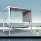 Lëkundje e varur e kopshtit E bërë nga alumini i lyer - Brokartë Viadurini