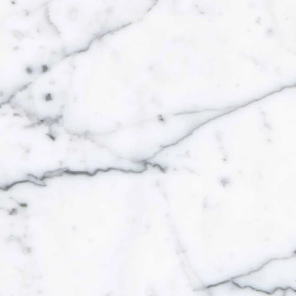 Dy bregdetarë në mermer të bardhë dhe gri me tapë të bërë në Itali - Jessa Viadurini