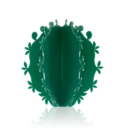 Element dekorativ në pleksiglas në formën e një kaktusi Prodhuar në Itali - Woody Viadurini