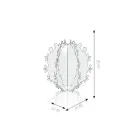 Element dekorativ në pleksiglas në formën e një kaktusi Prodhuar në Itali - Woody Viadurini