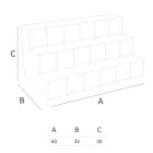 Ekspozues shishe me tre hapa Made in Italy - Capo Viadurini