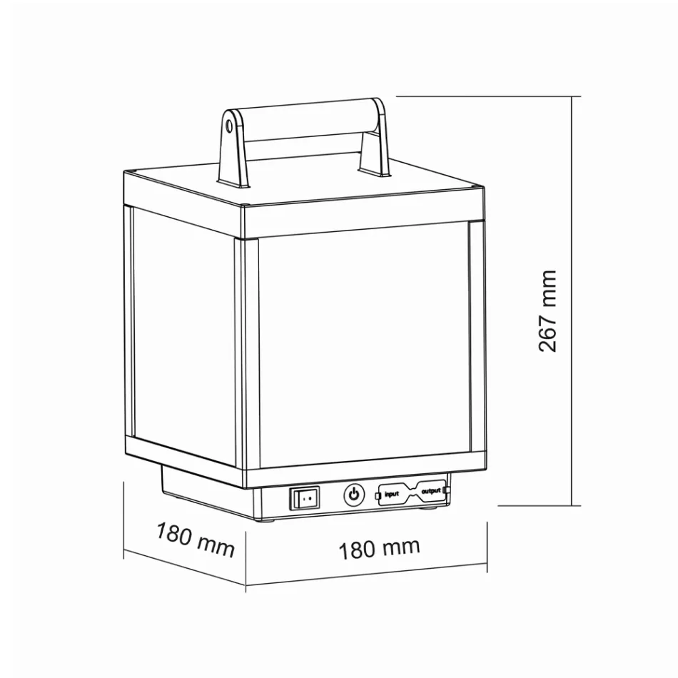 Led Spotlight dekorativ për natyrë në alumin të bardhë ose korten - Bettina Viadurini
