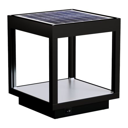Spotlight portativ Solar Led në alumin e bardhë, të zezë ose korten - Bettina Viadurini