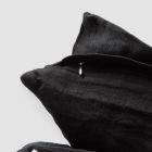 Mbulesa me jastëk katror me liri të rëndë dhe lidhëse të zeza Prodhuar në Itali - Matero Viadurini