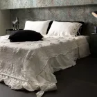 Mbulesa me jastëk katror me liri të rëndë dhe lidhëse të zeza Prodhuar në Itali - Matero Viadurini