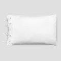 Jastëk për liri shtrati me dantella të bardha, dizajn luksoz i prodhuar në Itali - Puthje