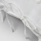 Këllëf jastëku prej liri me dantella Armonia dhe lidhëse pluhur ose kurriz - Masone Viadurini