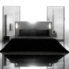 Jastëk prej liri me dantella dhe gjalpë Poema ose lidhëse të zeza Prodhuar në Itali - Masone Viadurini