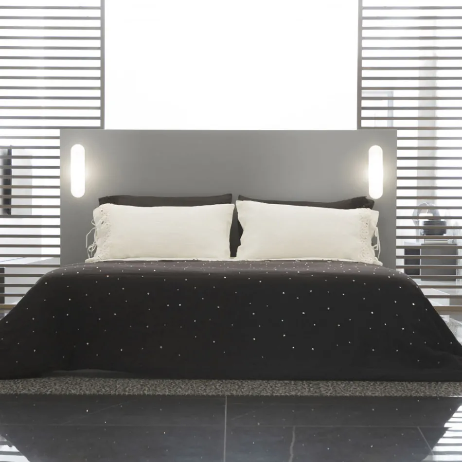 Jastëk prej liri me dantella dhe gjalpë Poema ose lidhëse të zeza Prodhuar në Itali - Masone Viadurini