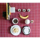 Peshë e lehtë moderne e kubes në mermer me saten të zi Marquinia Made in Italy - Qubino Viadurini