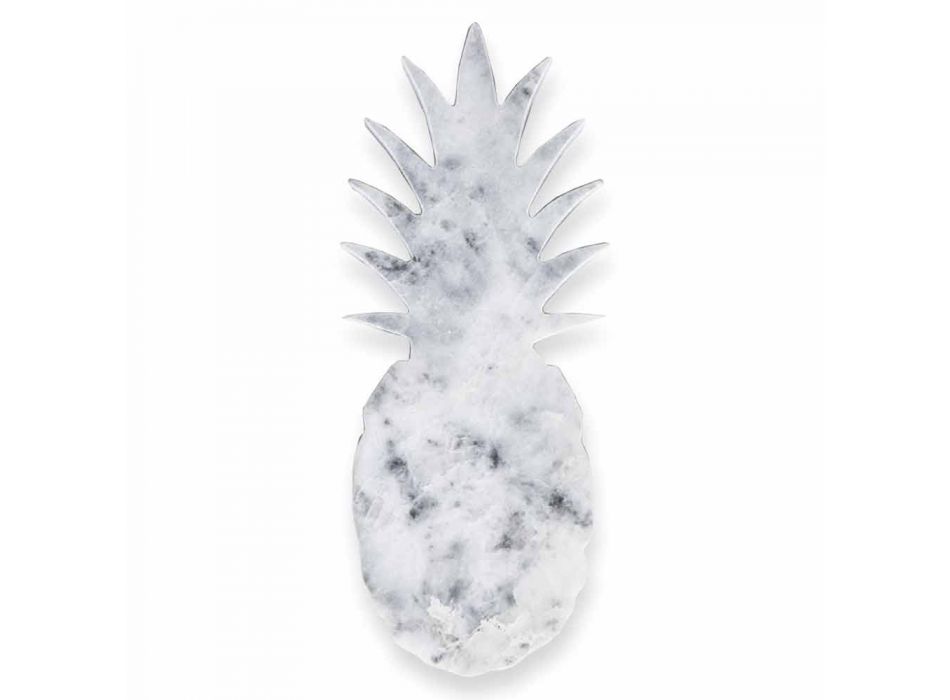 Design Pineapple Paperweight në mermer të bardhë Carrara Made in Italy - Arta Viadurini