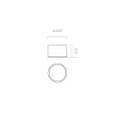 Mbjellës kopshtesh me dizajn të rrumbullakët / drejtkëndëshe në çelik i prodhuar në Itali - Philly Viadurini