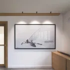 Dritë tavani Led e rregullueshme me fotoprojektor në 4 copë alumini - etrusk Viadurini