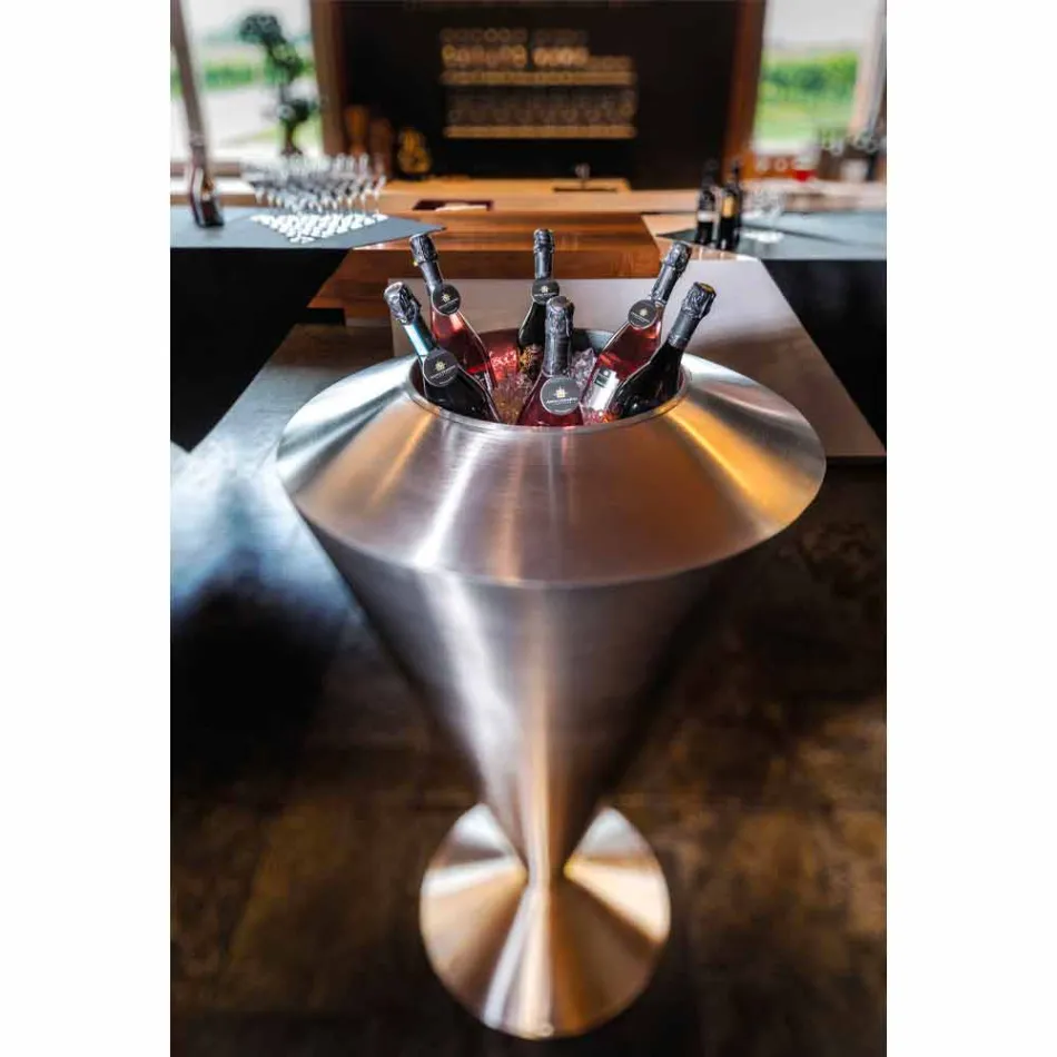 Frappeuse Moderne Floor in Finish Satin Finish Prodhuar në Itali - Astana Viadurini