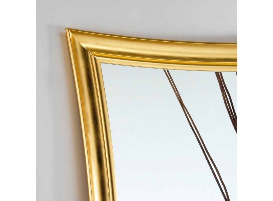 Zemra pasqyrë e madhe dyshemeje/muri, dizajn modern, 110x197 cm Viadurini