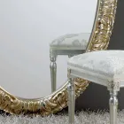 Jetë pasqyrë e madhe ovale dyshemeje/muri, 114x190 cm Viadurini