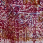 Vjollca e punuar me dorë italiane në pambuk me Manual Art Print - Markat Viadurini