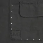 Përparëse kuzhine prej liri e zezë me kristale Model i ulët me xhep - Kliko Viadurini