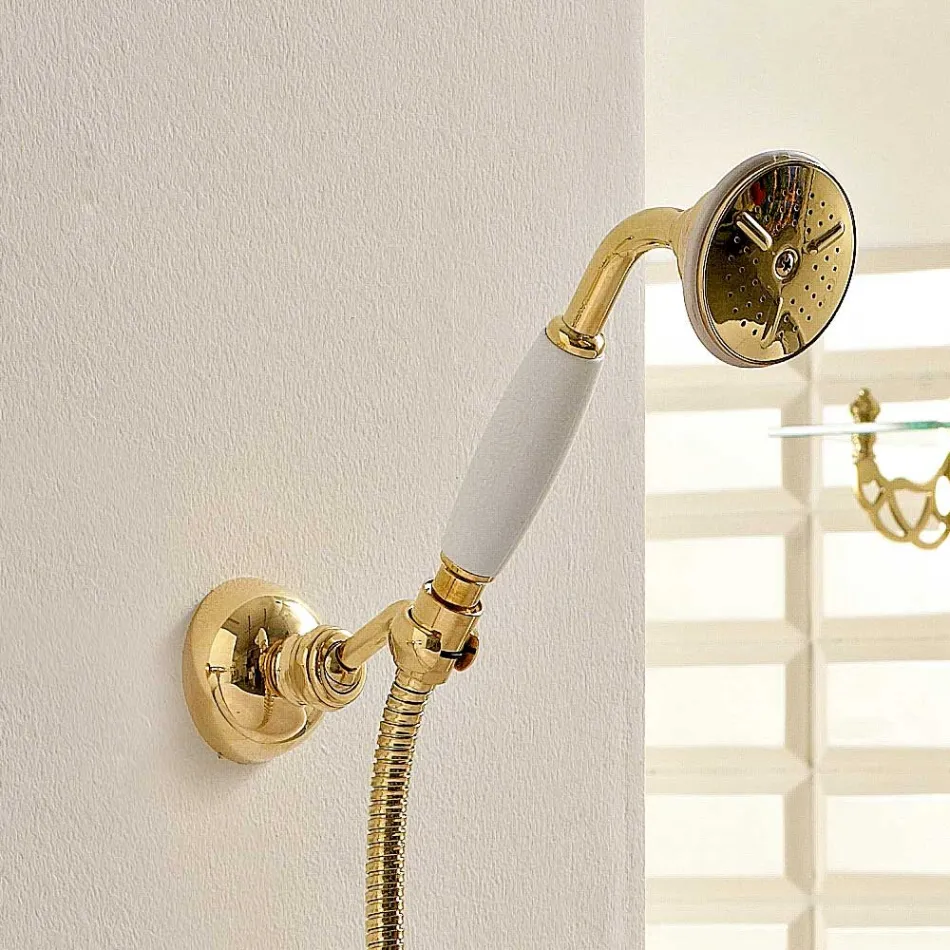 Vintage Design Shower Group në tunxh Prodhuar në Itali – Katerina Viadurini