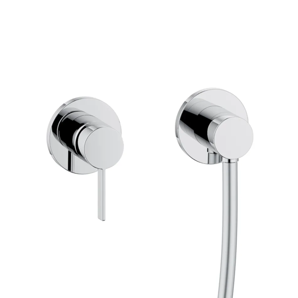 Grupi i dushit Koka dushi dhe hekurudha rrëshqitëse Rozetë e rrumbullakët ose katrore - Erkole Viadurini