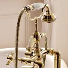 Grupi i vaskave për dysheme me dizajn Vintage në tunxh Prodhuar në Itali – Katerina Viadurini