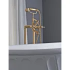 Grupi i vaskës në dysheme me dush dore dhe zorrë fleksibël Prodhuar në Itali - Milano Viadurini