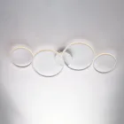 Ndriçim Dizajner prej Qelqi dhe Metali i Prodhuar në Itali për Krijim - Aldebaran Viadurini