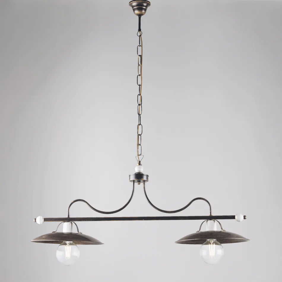 Ndriçim qelqi dhe metali i prodhuar në Itali për hapësira të rafinuara – Equinozio Viadurini