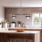 Ndriçim qelqi dhe metali i prodhuar në Itali për hapësira të rafinuara – Equinozio Viadurini