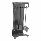 Set prej 4 Prodhuar në Itali Mjete Fireplace për Çelik - Llambadar Viadurini