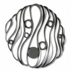 Instalimi në mur i modelit modern elegant në qeramikë të shpuar - Desta Viadurini