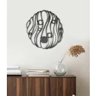 Instalimi në mur i modelit modern elegant në qeramikë të shpuar - Desta Viadurini