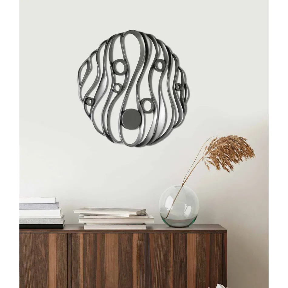 Instalimi në mur i modelit modern elegant në qeramikë të shpuar - Desta Viadurini