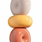 Llamba me 4 elemente qeramike e formave te ndryshme Made in Italy - Bumbum Viadurini