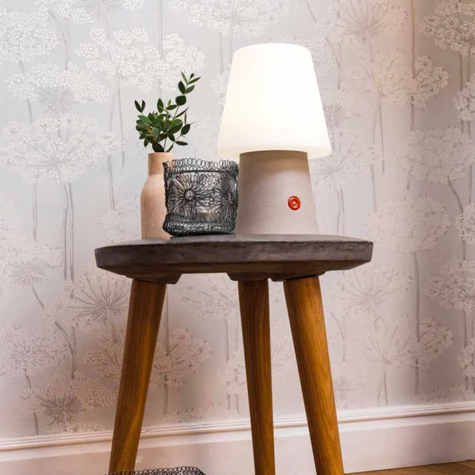 Llambë LED e rikarikueshme në Plastikë me ngjyra për Brendshme ose Jashtë - Fungostar Viadurini