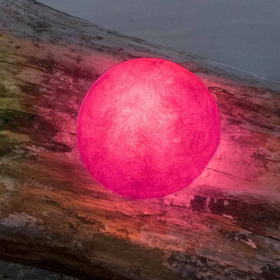 In-es.artdesign Button Llambë muri e jashtme në ngjyrë nebulite Viadurini