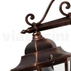 Llambë Muri Kopshti në Alumin Die-Cast Prodhuar në Itali - Pinako Viadurini