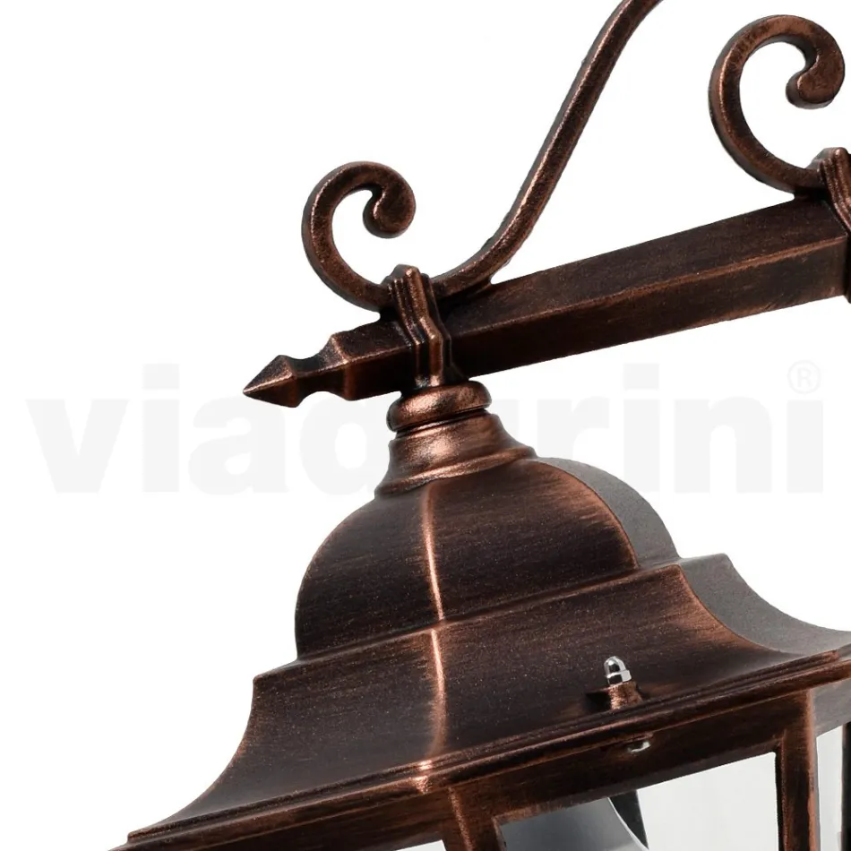 Llambë Muri Kopshti në Alumin Die-Cast Prodhuar në Itali - Pinako Viadurini