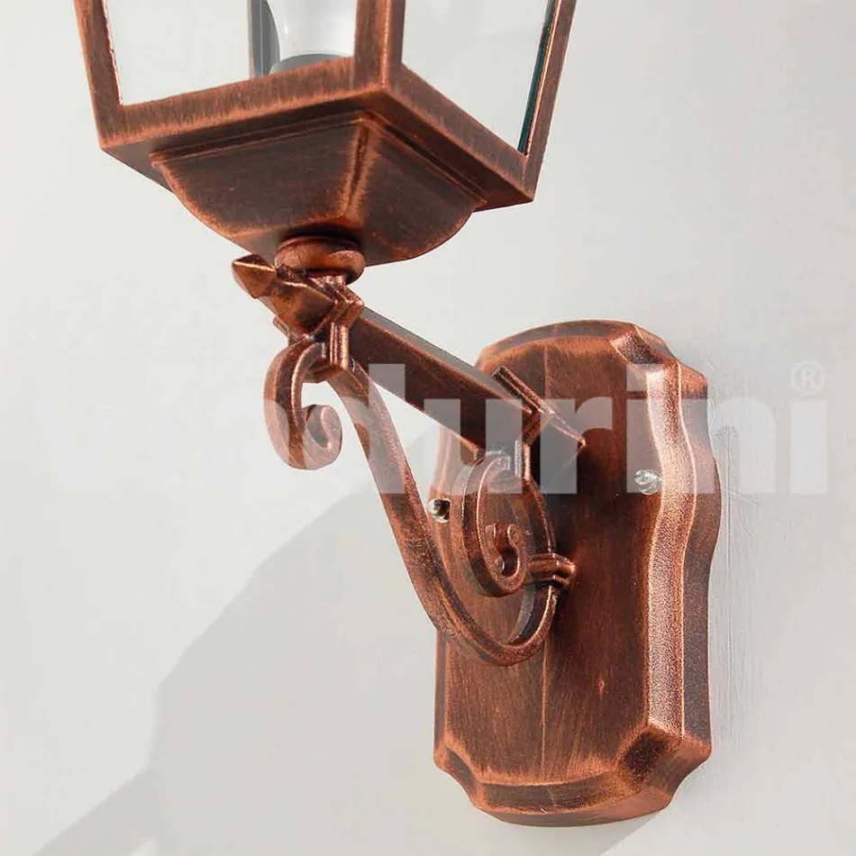 Kristel, një llambë muri kopsht alumini i bërë në Itali Viadurini