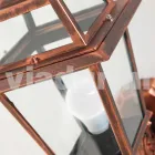 Kristel, një llambë muri kopsht alumini i bërë në Itali Viadurini