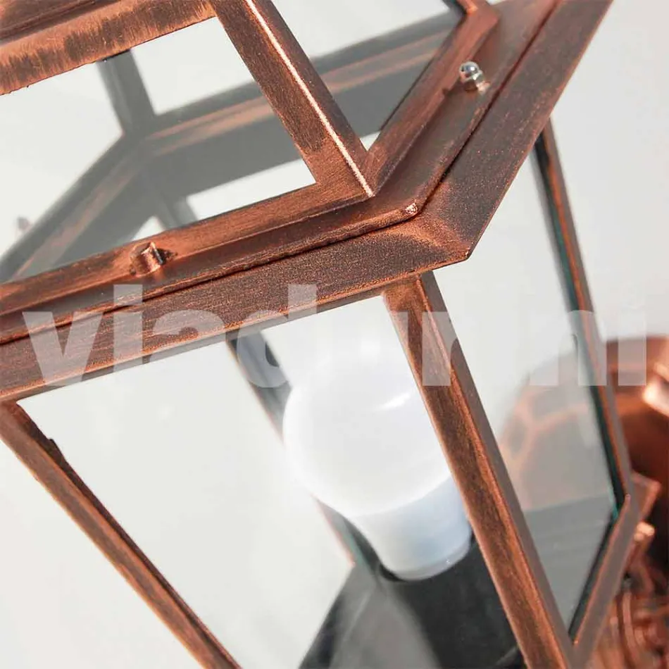 Kristel, një llambë muri kopsht alumini i bërë në Itali Viadurini