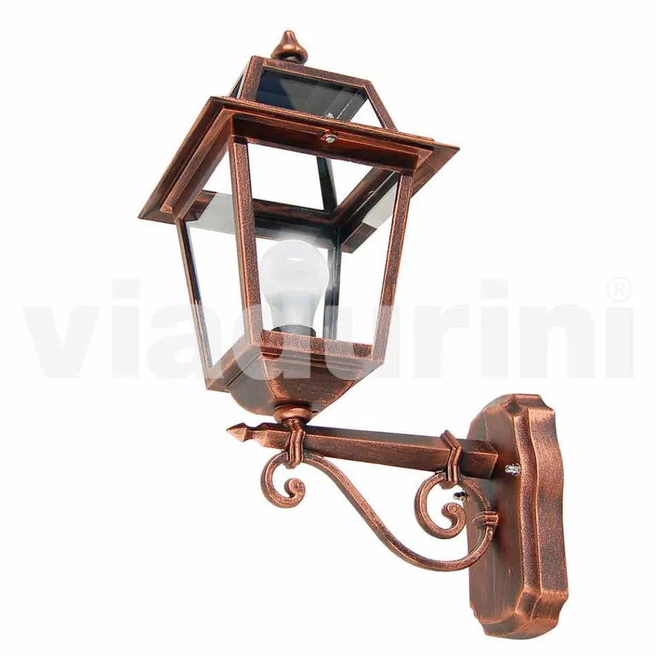 Kristel, një llambë muri kopsht alumini i bërë në Itali Viadurini